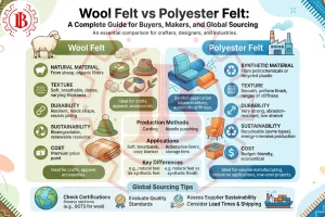 wool felt vs polyester felt